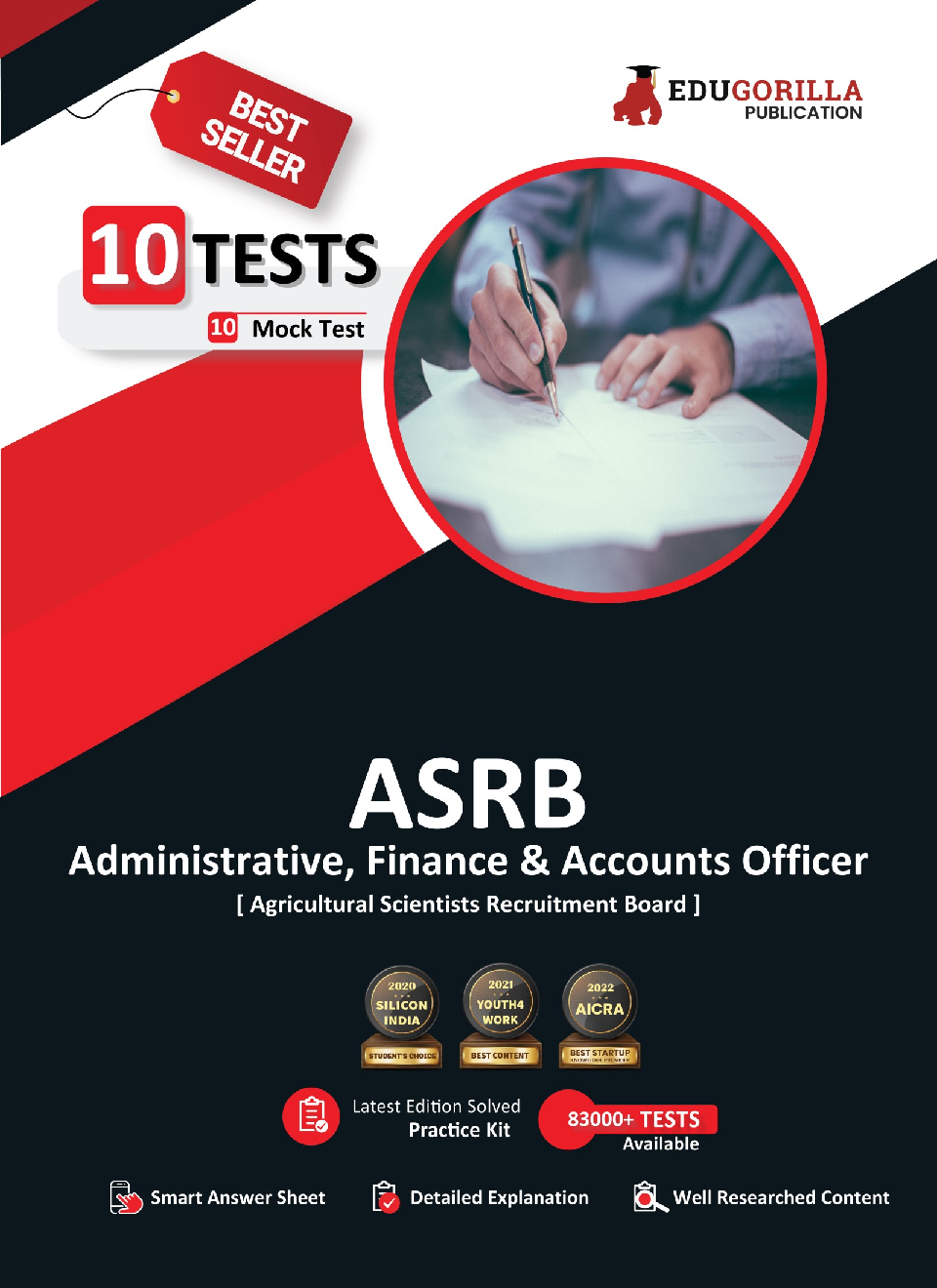 ASRB Administrative, Finance and Accounts Officer Book 2023 (English Edition) - 10 Full Length Mock Tests (2000 Solved Questions) with Free Access to Online Tests - Page 1