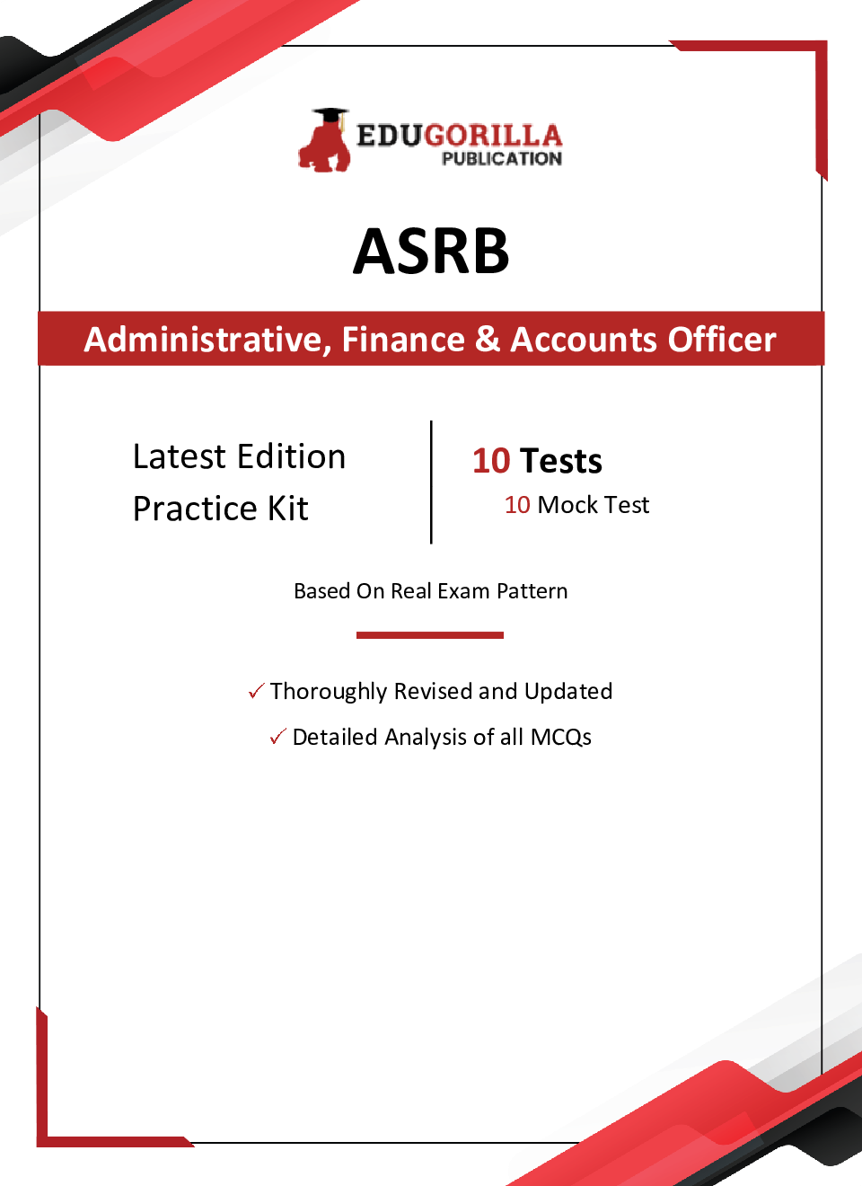 ASRB Administrative, Finance and Accounts Officer Book 2023 (English Edition) - 10 Full Length Mock Tests (2000 Solved Questions) with Free Access to Online Tests - Page 3