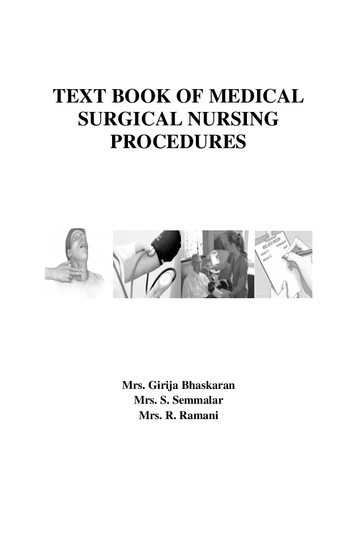 TEXT BOOK OF MEDICAL SURGICAL NURSING PROCEDURES - Page 2