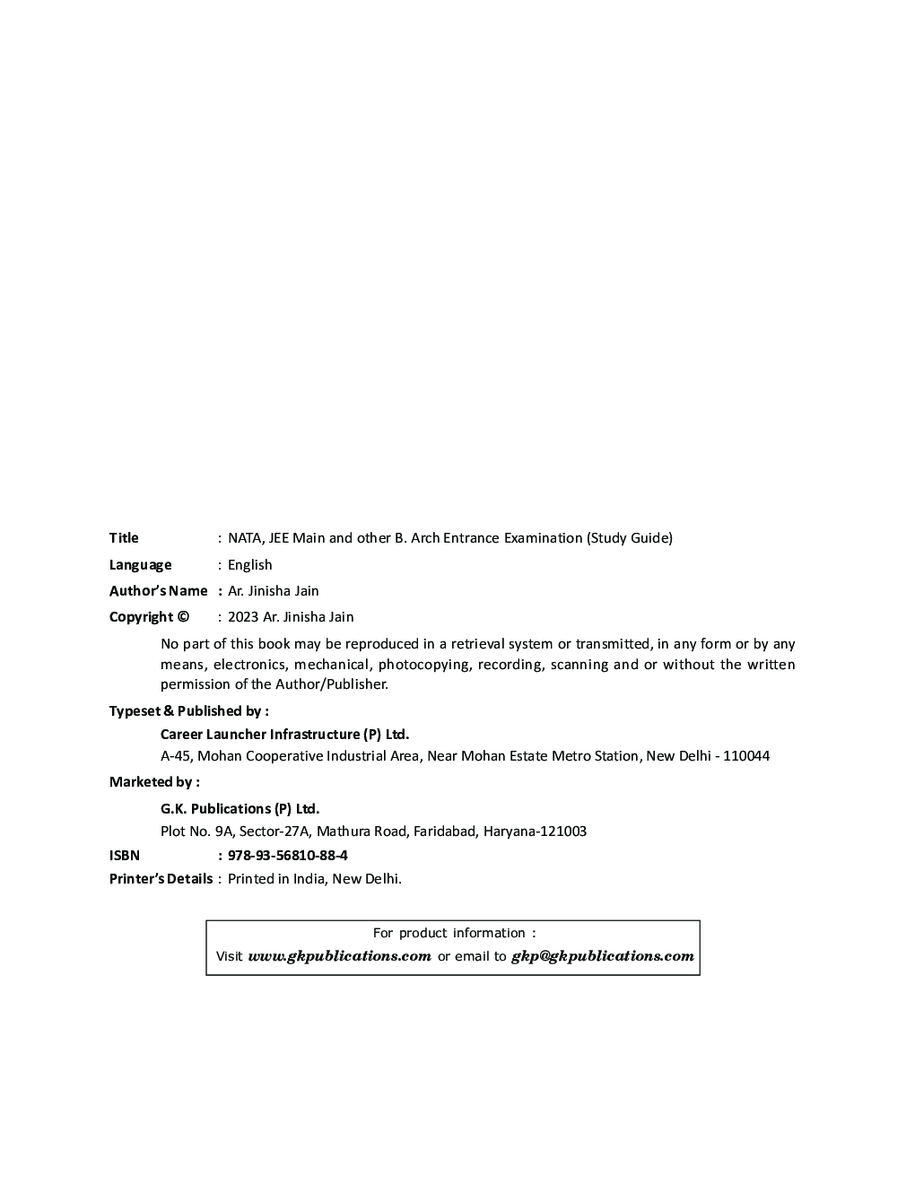 NATA JEE Main and other B.Arch. Entrance Guide 2023 by Ar. Jinisha Jain - Page 3