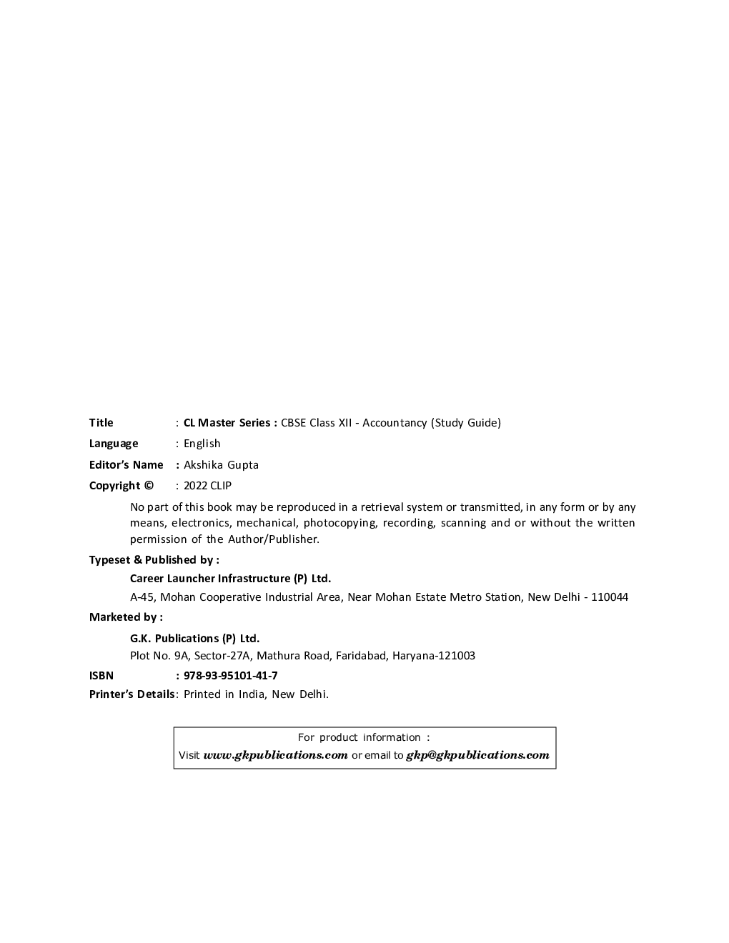 Board plus CUET 2023 CL Master Series - CBSE Study Guide - Class 12 - Accountancy - Page 2