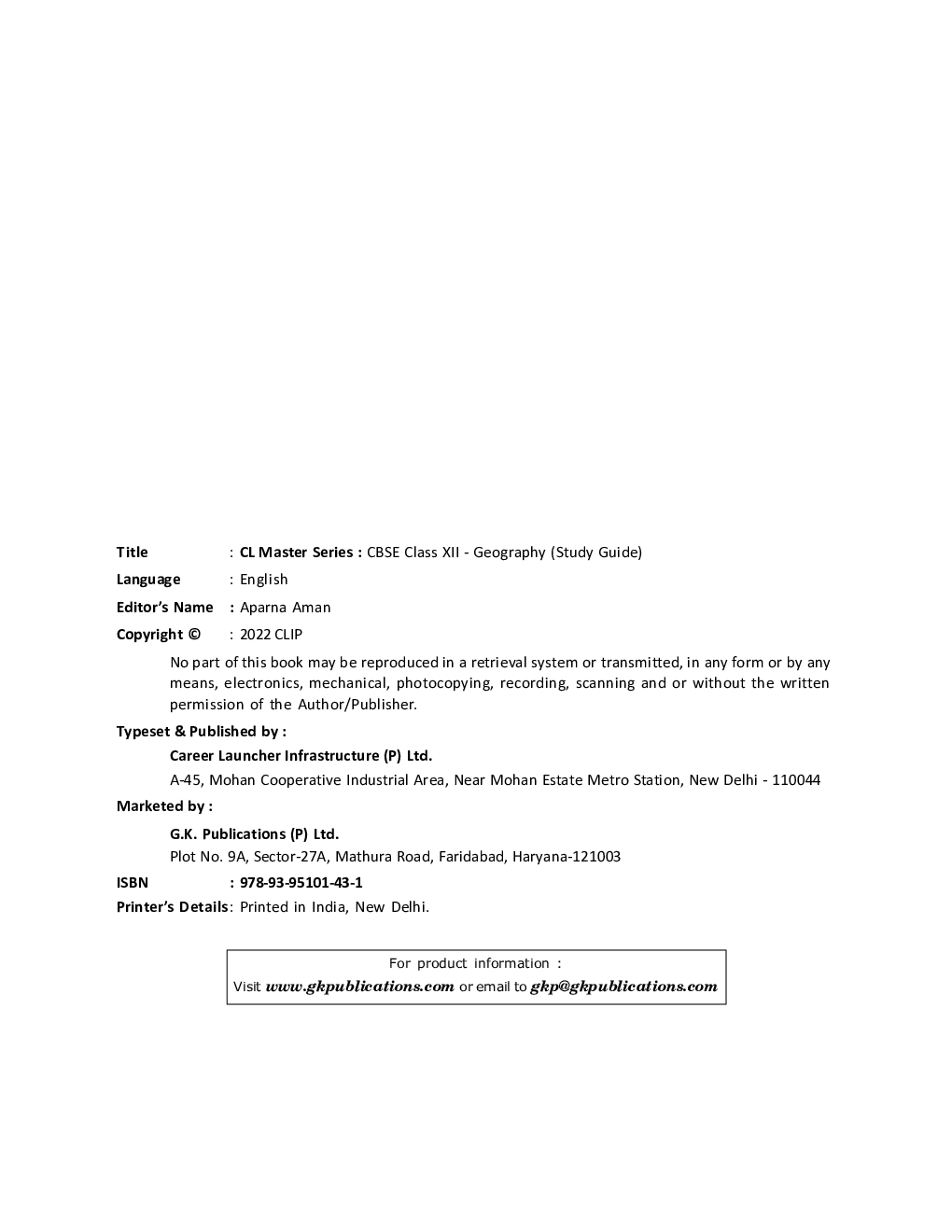 Board plus CUET 2023 CL Master Series - CBSE Study Guide - Class 12 - Geography - Page 2