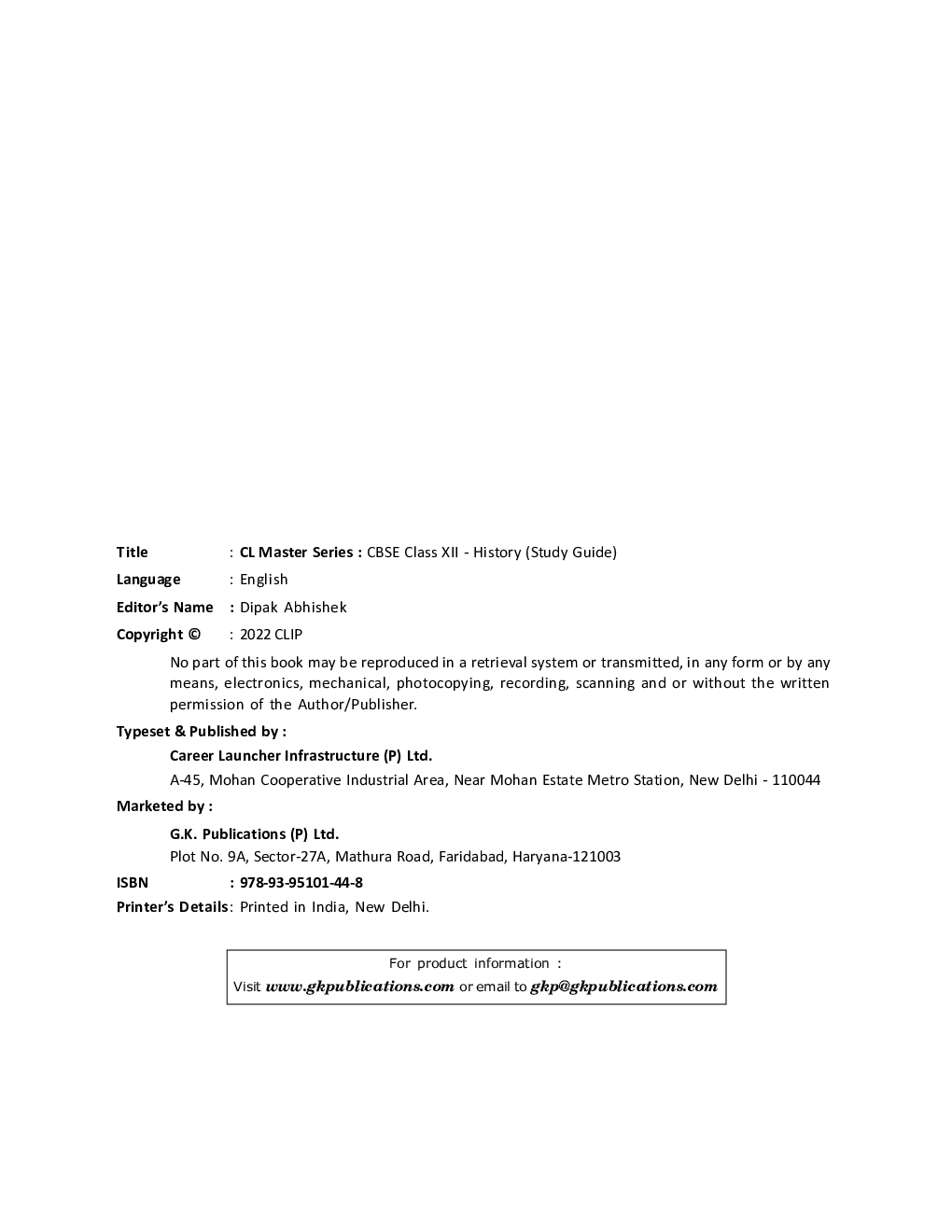 Board plus CUET 2023 CL Master Series - CBSE Study Guide - Class 12 - History - Page 2