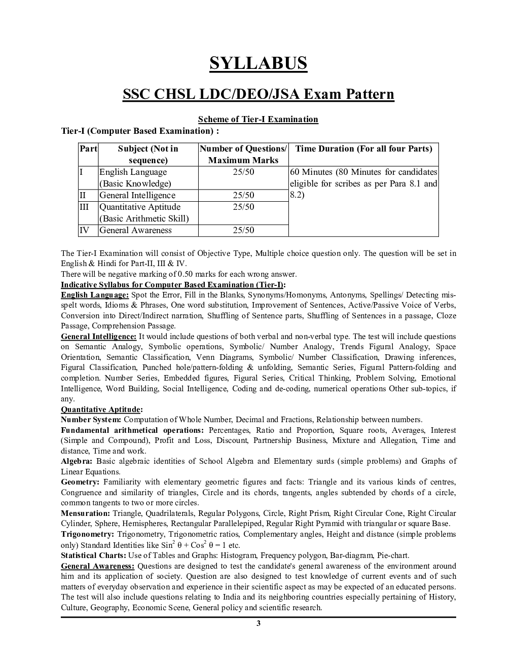 SSC CHSL DEO/LDC/JSA प्रैक्टिस बुक - Page 4