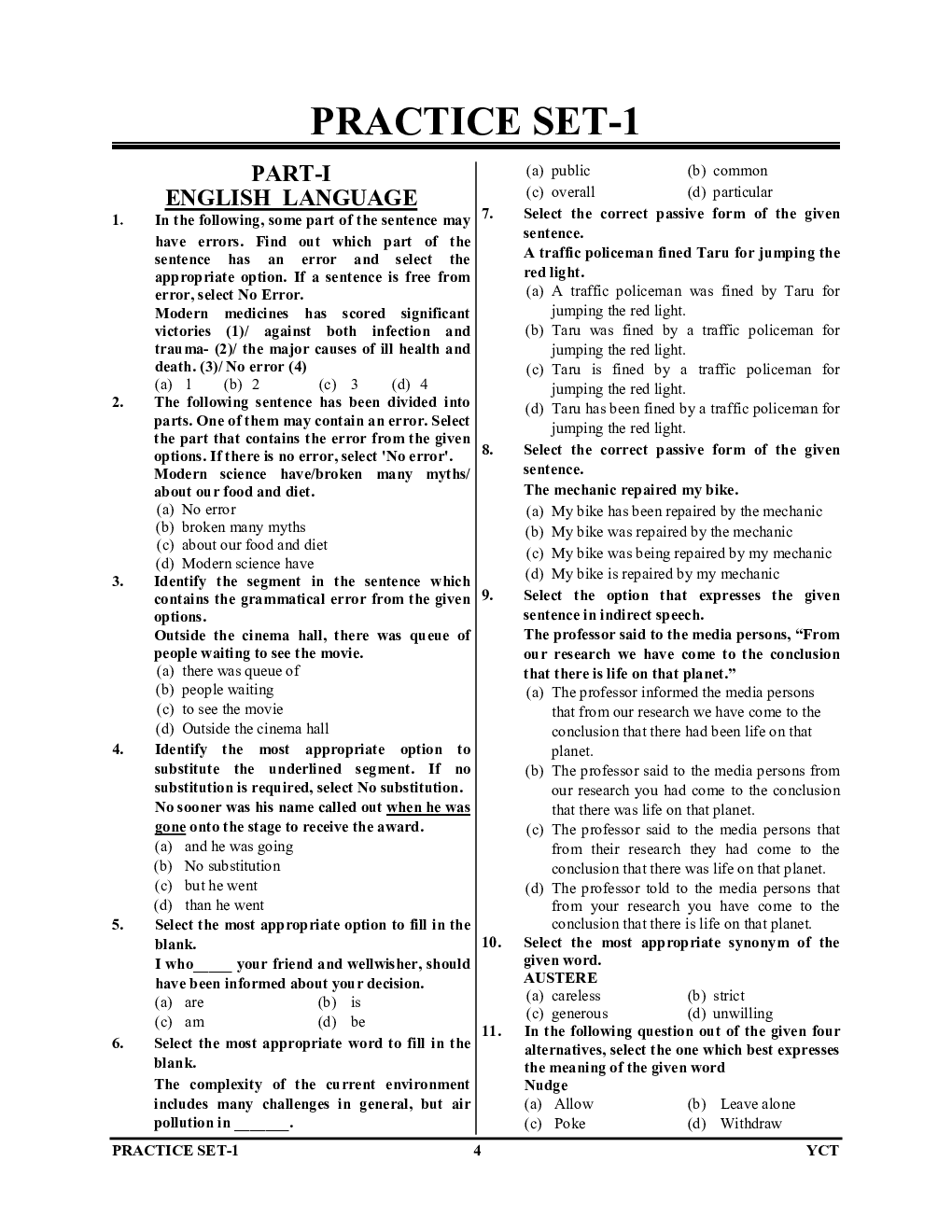 SSC CHSL DEO/LDC/JSA प्रैक्टिस बुक - Page 5