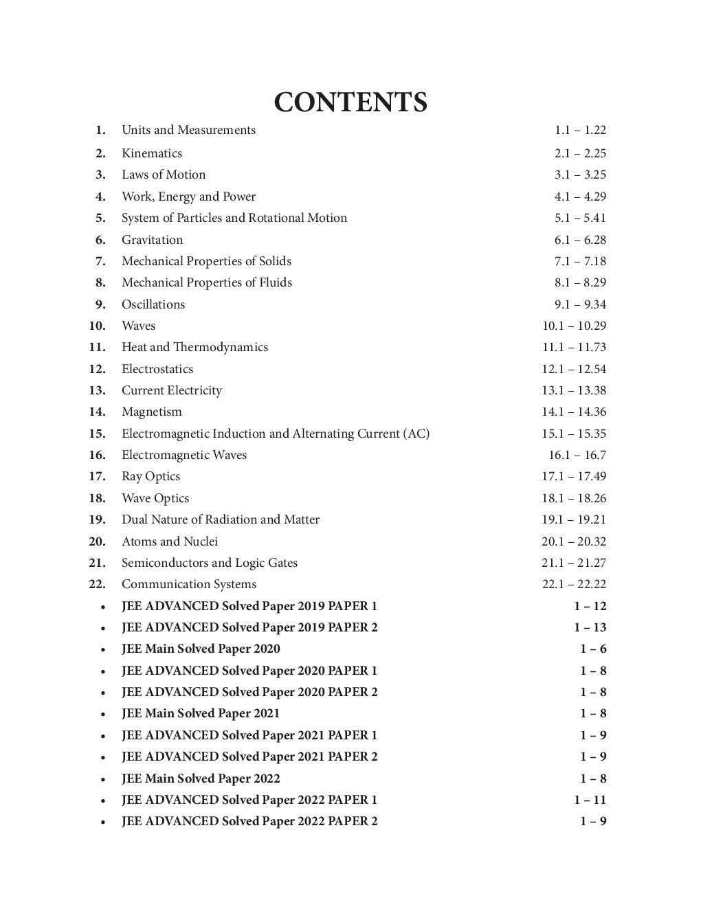 IIT JEE 2023 Physics (Main & Advanced) - 19 Years Chapter wise & Topic wise Solved Papers 2004-2022 - Page 4