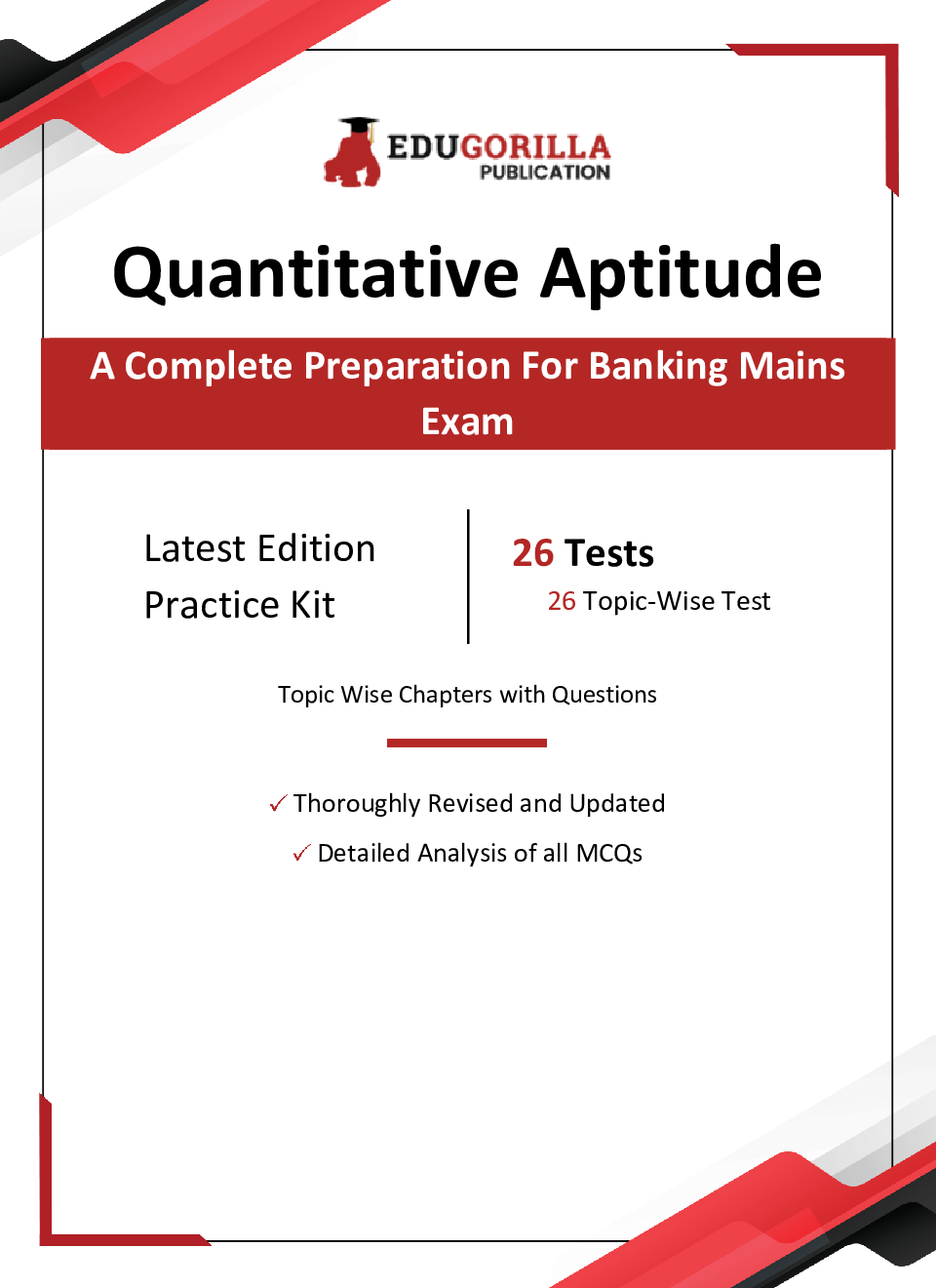 Quantitative Aptitude For Banking Mains Exam 2023 (English Edition) - 26 Solved Topic-wise Tests For SBI/IBPS/RBI/IDBI Bank/Nabard/Clerk/PO/Competitive Exams with Free Access to Online Tests - Page 3
