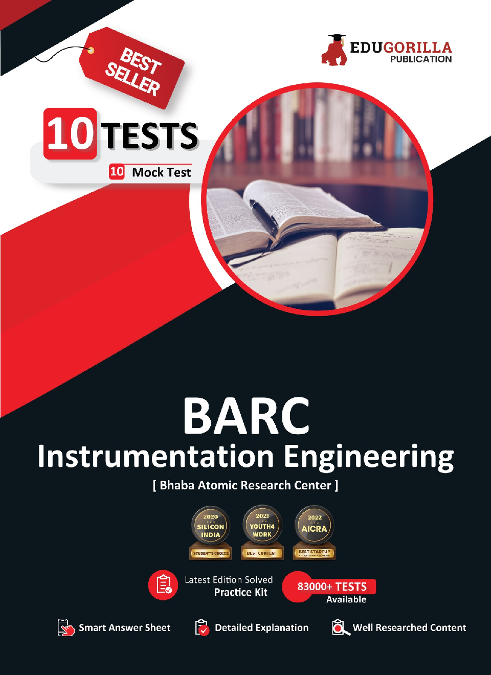 BARC Instrumentation Engineering Exam 2023 (Bhabha Atomic Research Centre) - 10 Full Length Mock Tests (1000 Solved Questions) with Free Access To Online Tests - Page 1