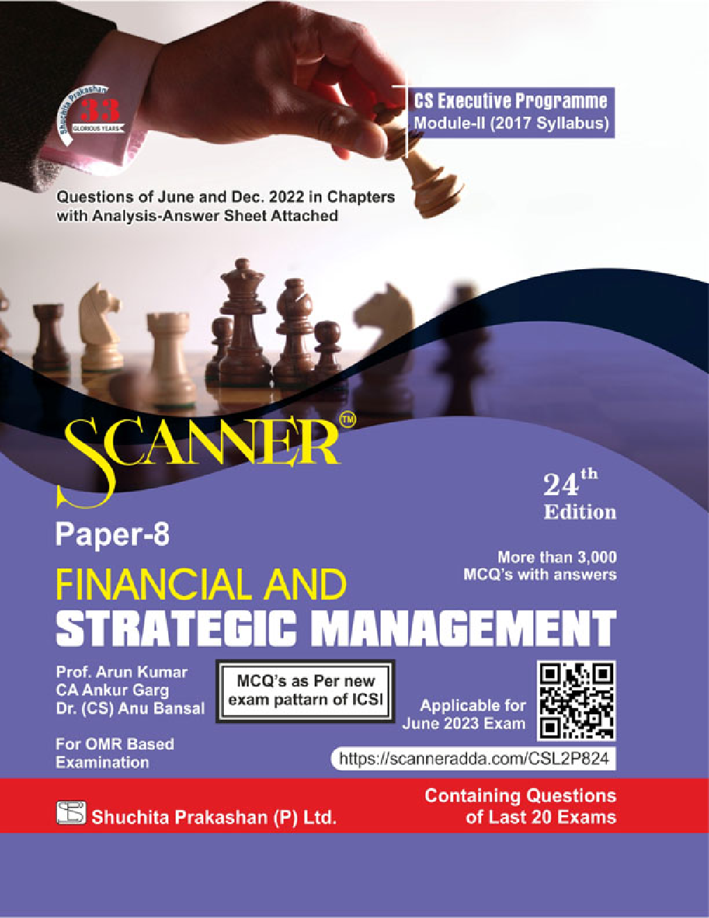 Shuchita Scanner CS Executive Programme Module - II (2017 Syllabus) Paper -8 Financial and Strategic Management - Page 1