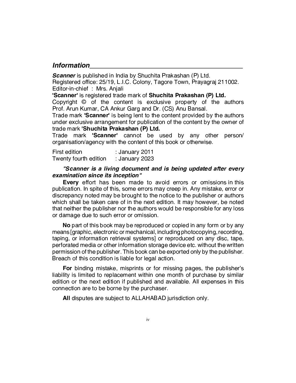 Shuchita Scanner CS Executive Programme Module - II (2017 Syllabus) Paper -8 Financial and Strategic Management - Page 5