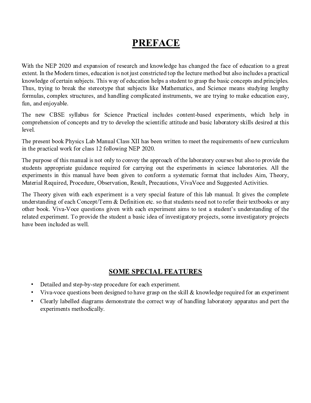 Physics Lab Manual Class XII | According to the latest CBSE syllabus and other State Boards following the CBSE curriculum - Page 4
