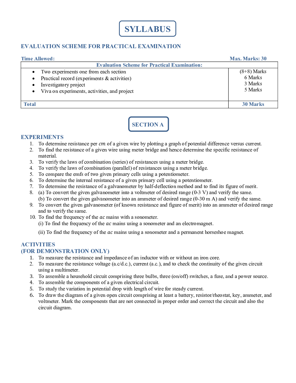 Physics Lab Manual Class XII | According to the latest CBSE syllabus and other State Boards following the CBSE curriculum - Page 5