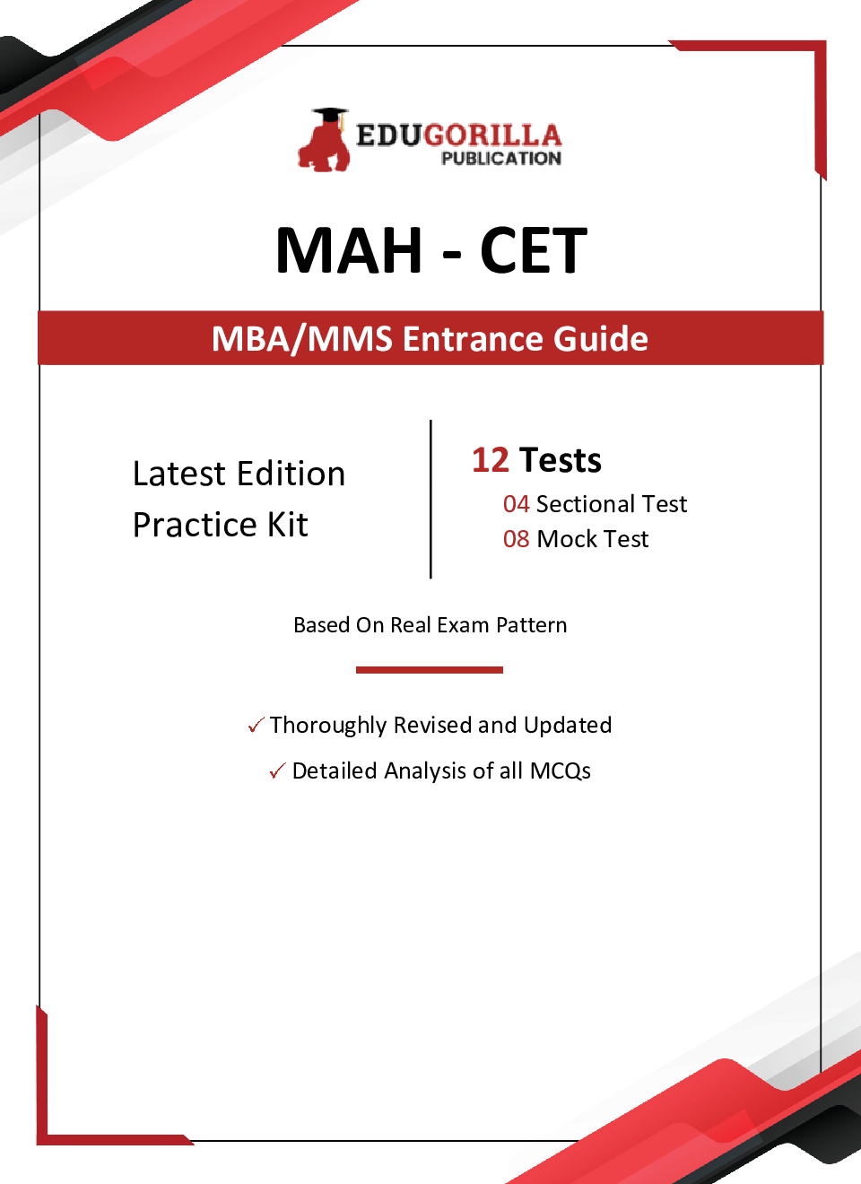 MAH CET MBA/MMS Entrance Guide Book 2023 - 8 Full Length Mock Tests and 4 Sectional Tests (2200 Solved Objective Questions) with Free Access to Online Tests - Page 3