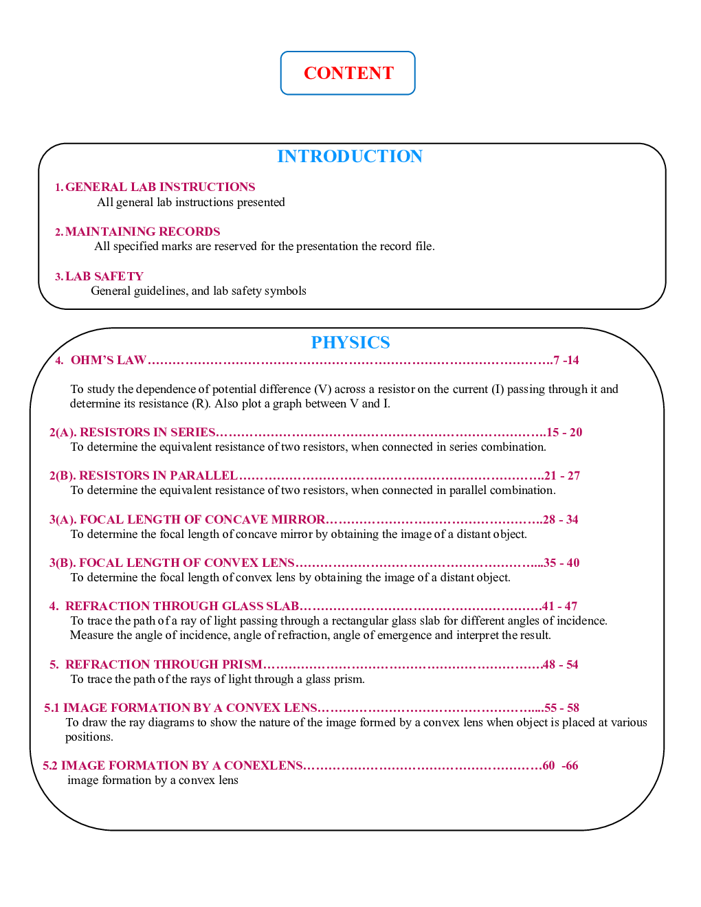Science Lab Manual Class X | follows the latest CBSE syllabus and other State Board following the CBSE Curriculam. - Page 5