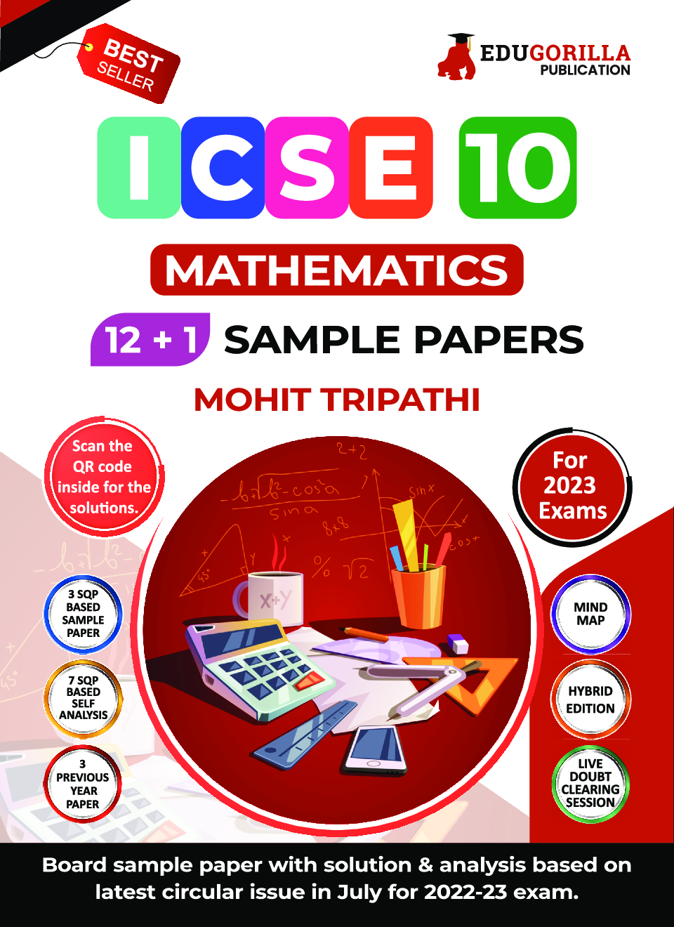 ICSE Class X - Mathematics Sample Paper Book | 12 +1 Sample Paper | According to the latest syllabus prescribed by CISCE - Page 1