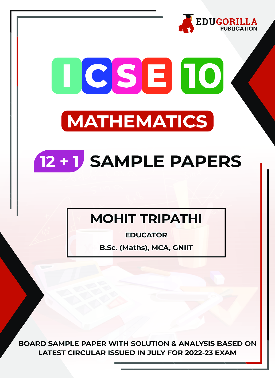 ICSE Class X - Mathematics Sample Paper Book | 12 +1 Sample Paper | According to the latest syllabus prescribed by CISCE - Page 2