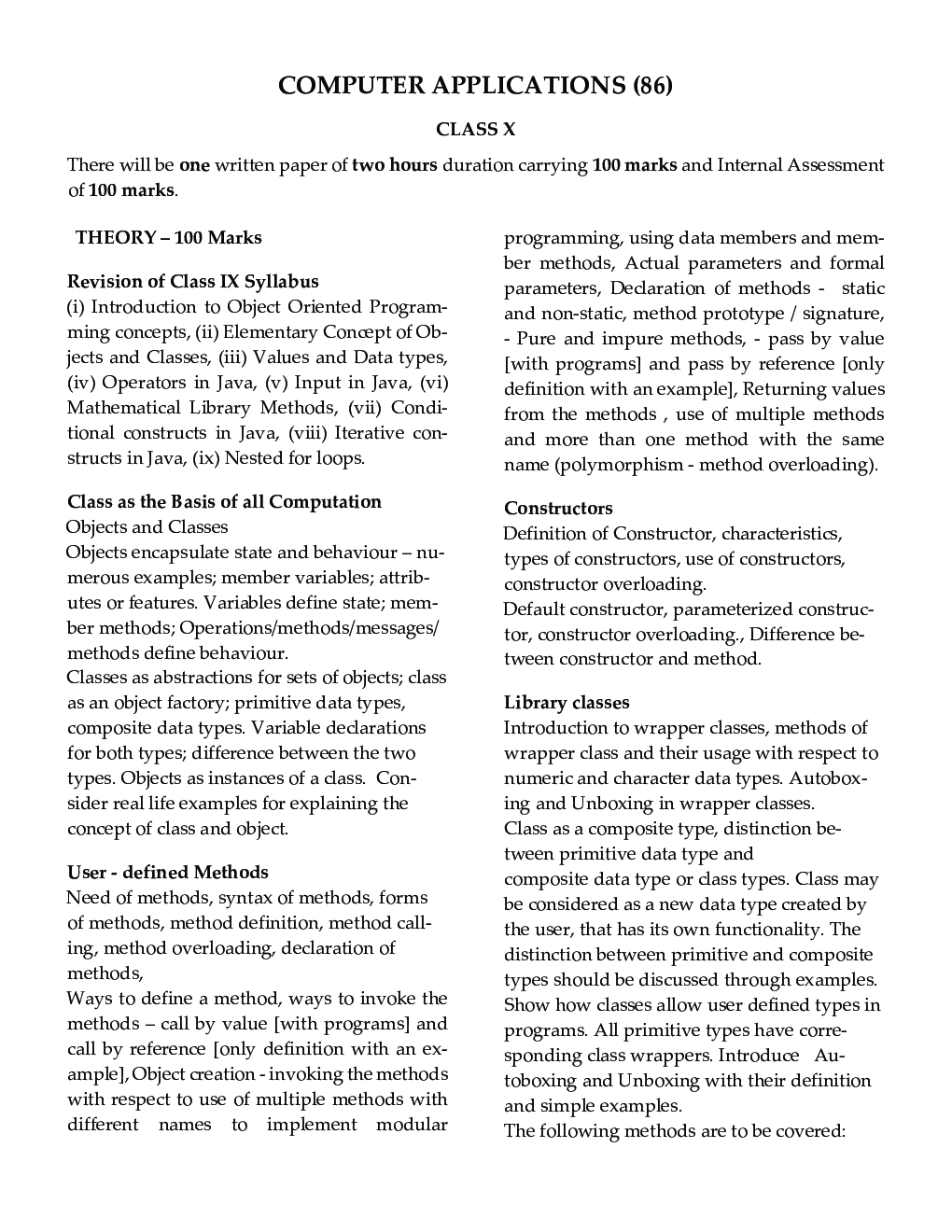 ICSE Class X -Computer Application Sample Paper Book | 12 +1 Sample Paper | According to the latest syllabus prescribed by CISCE - Page 5