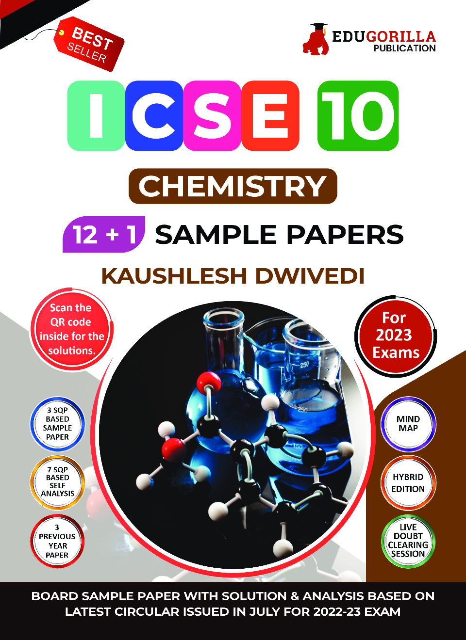 ICSE Class X - Chemistry Sample Paper Book | 12 +1 Sample Paper | According to the latest syllabus prescribed by CISCE - Page 1