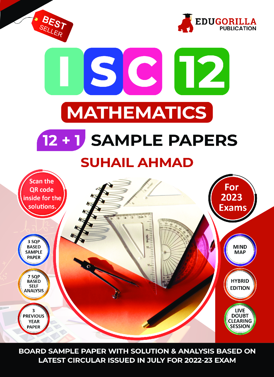 ISC Class XII - Mathematics Sample Paper Book | 12 +1 Sample Paper | According to the latest syllabus prescribed by CISCE - Page 1
