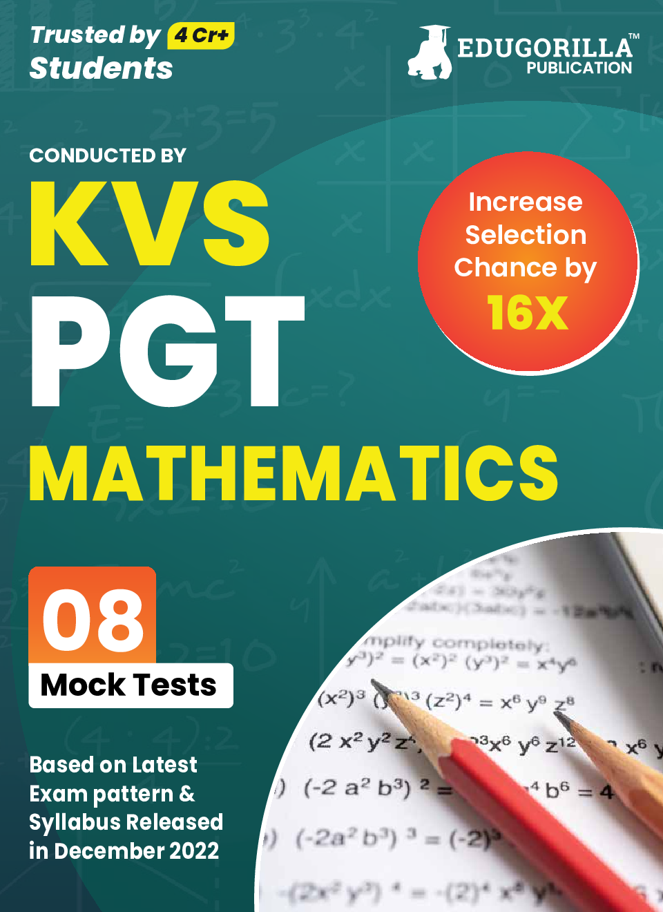 KVS PGT Mathematics Exam Prep Book 2023 (Subject Specific) : Post Graduate Teacher (English Edition) - 8 Mock Tests (Solved) with Free Access to Online Tests - Page 1