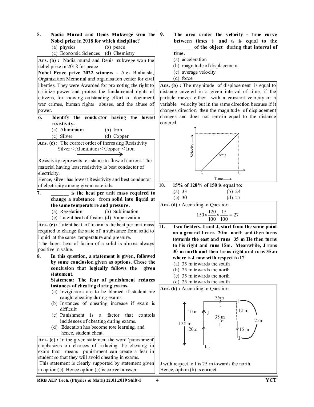 2023-24 RRB ALP/Technician Physics & Math Solved Papers  - Page 5