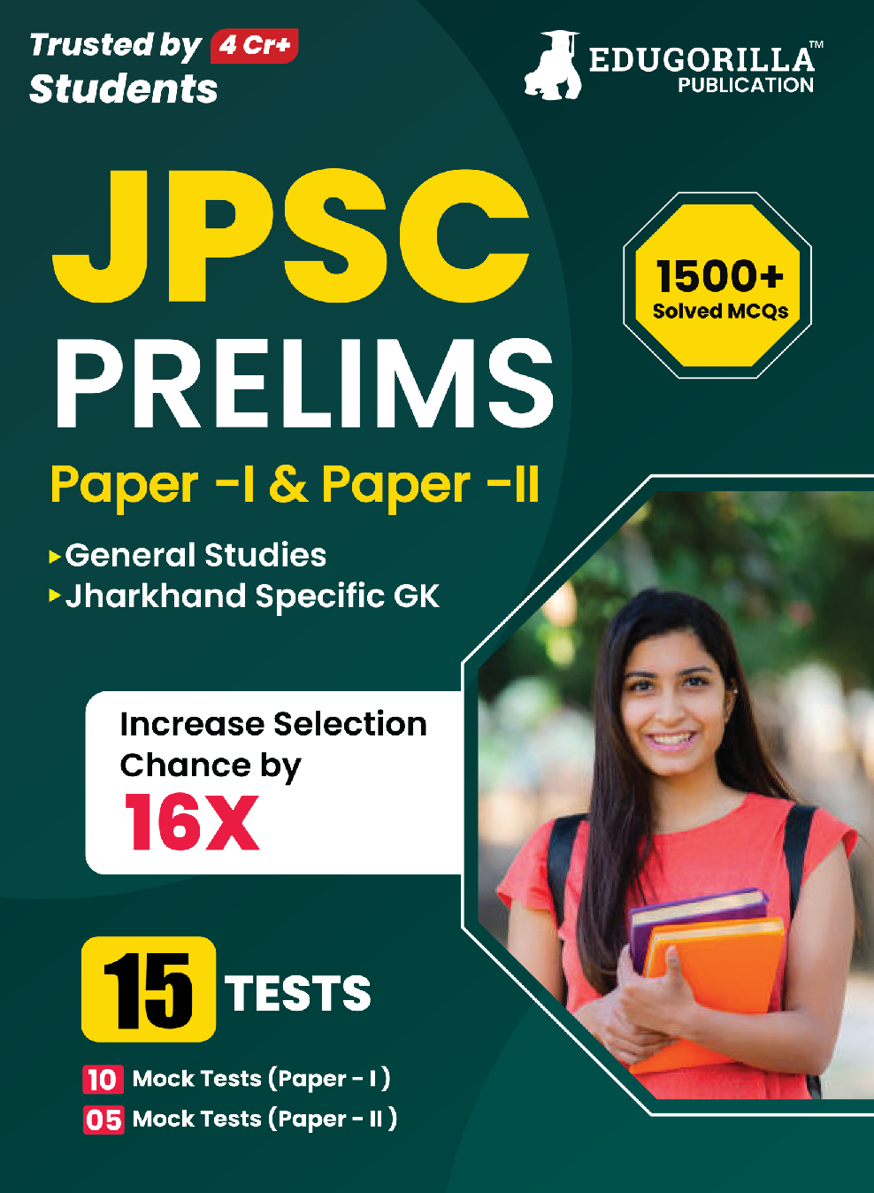 JPSC Prelims Exam (Paper I & II) Exam 2023 (English Edition) - 15 Full Length Mock Tests (1000 Solved Questions) with Free Access to Online Tests - Page 1