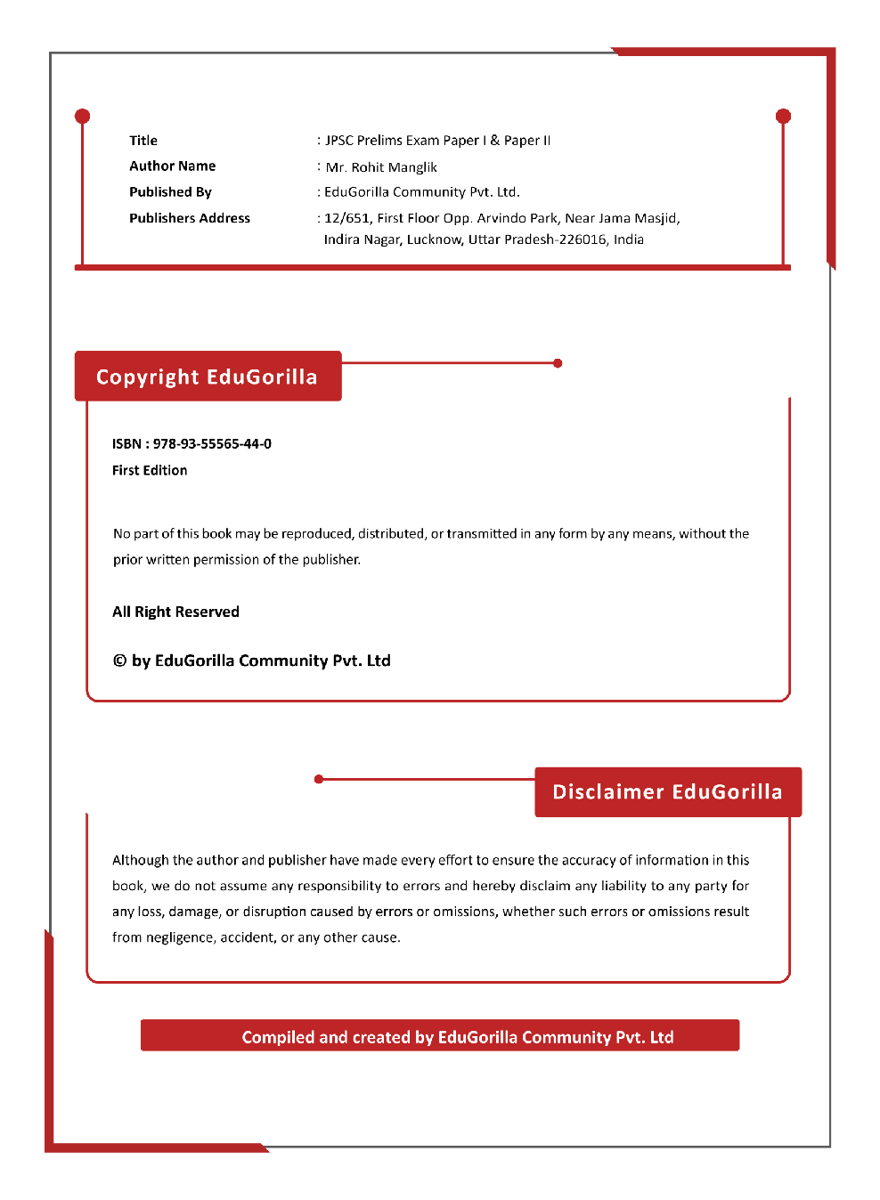 JPSC Prelims Exam (Paper I & II) Exam 2023 (English Edition) - 15 Full Length Mock Tests (1000 Solved Questions) with Free Access to Online Tests - Page 4