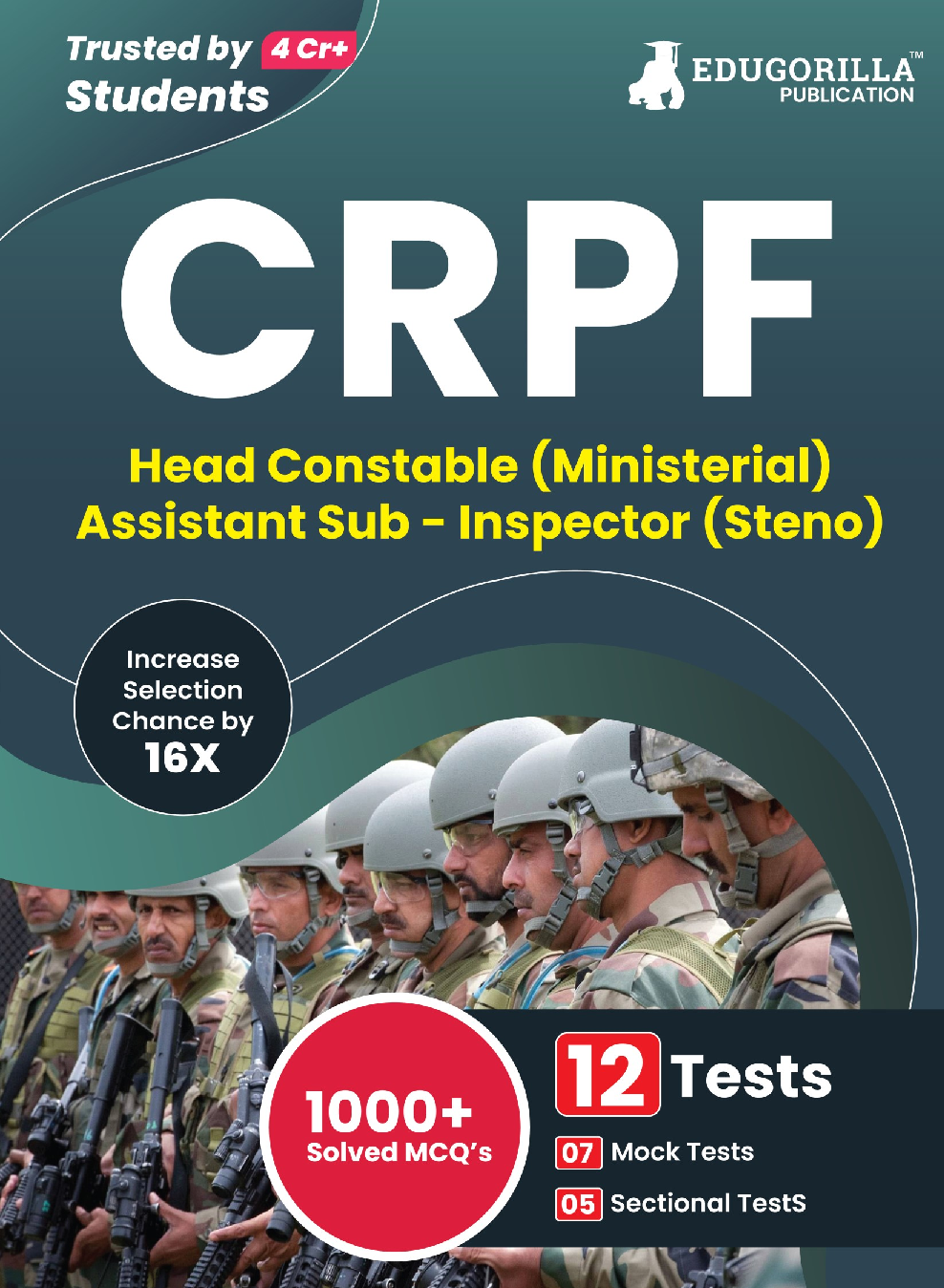 CRPF Head Constable (Ministerial) & ASI (Steno) Exam 2023 (English Edition) - 7 Full Length Mock Tests and 5 Previous Year Papers with Free Access to Online Tests - Page 1