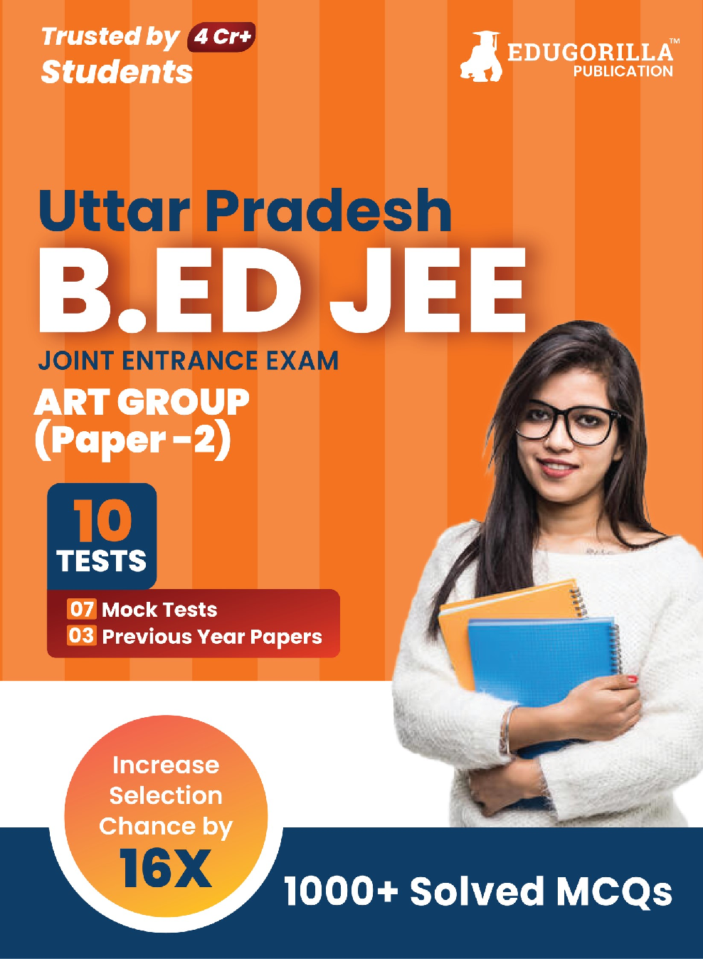 UP B.Ed JEE Arts Group - Paper 2 Exam 2023 (English Edition) - 7 Full Length Mock Tests and 3 Previous Year Papers (1300 Solved Questions) with Free Access to Online Tests - Page 1
