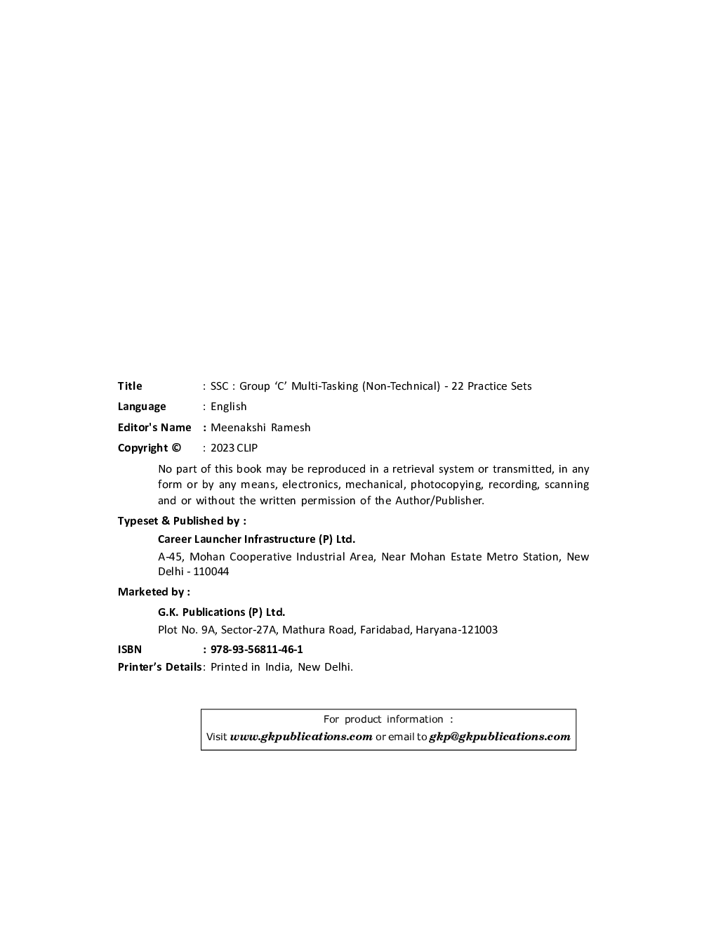 SSC 2023 : Group C Multi-Tasking (Non Technical) - 22 Practice Sets - Page 3