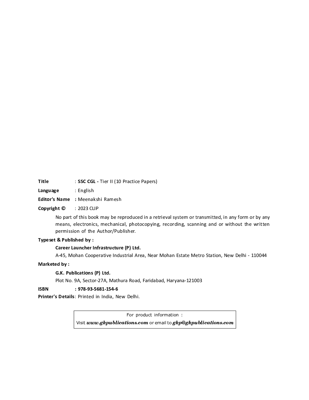 SSC CGL 2023 - Tier 2 - 10 Practice papers by GKP - Page 3