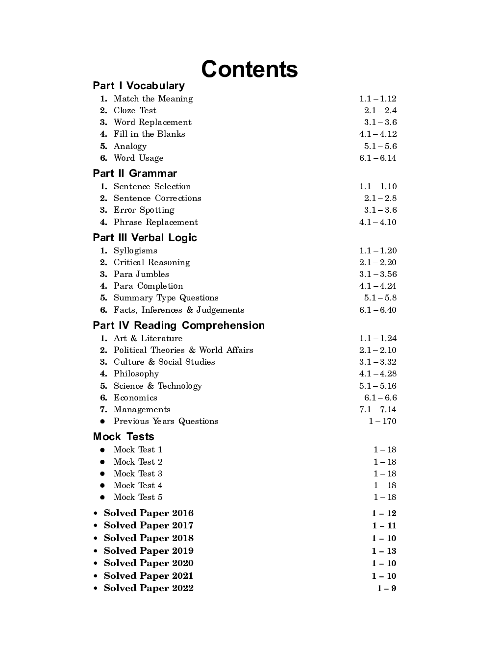 CAT 2023 : Verbal Ability & Reading Comprehension - Page 5