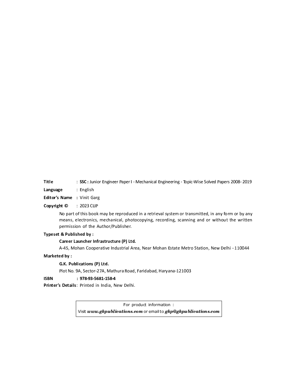 SSC : Junior Engineer Paper I - Mechanical Engineering - Topic-Wise Solved Papers 2008-2019 (Latest paper included 2020 - 2022) - Page 3