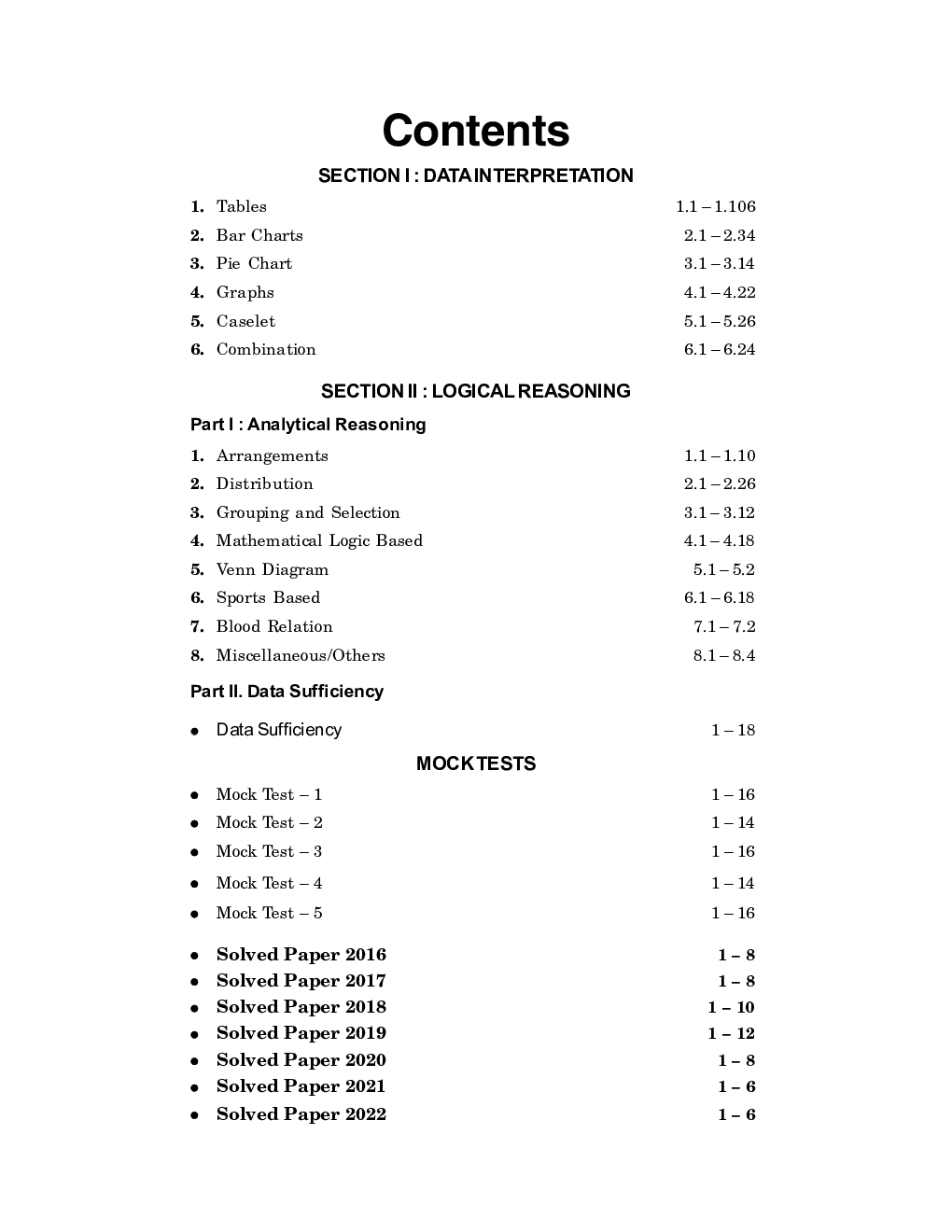 CAT 2023 : Data Interpretation & Logical Reasoning - Page 5