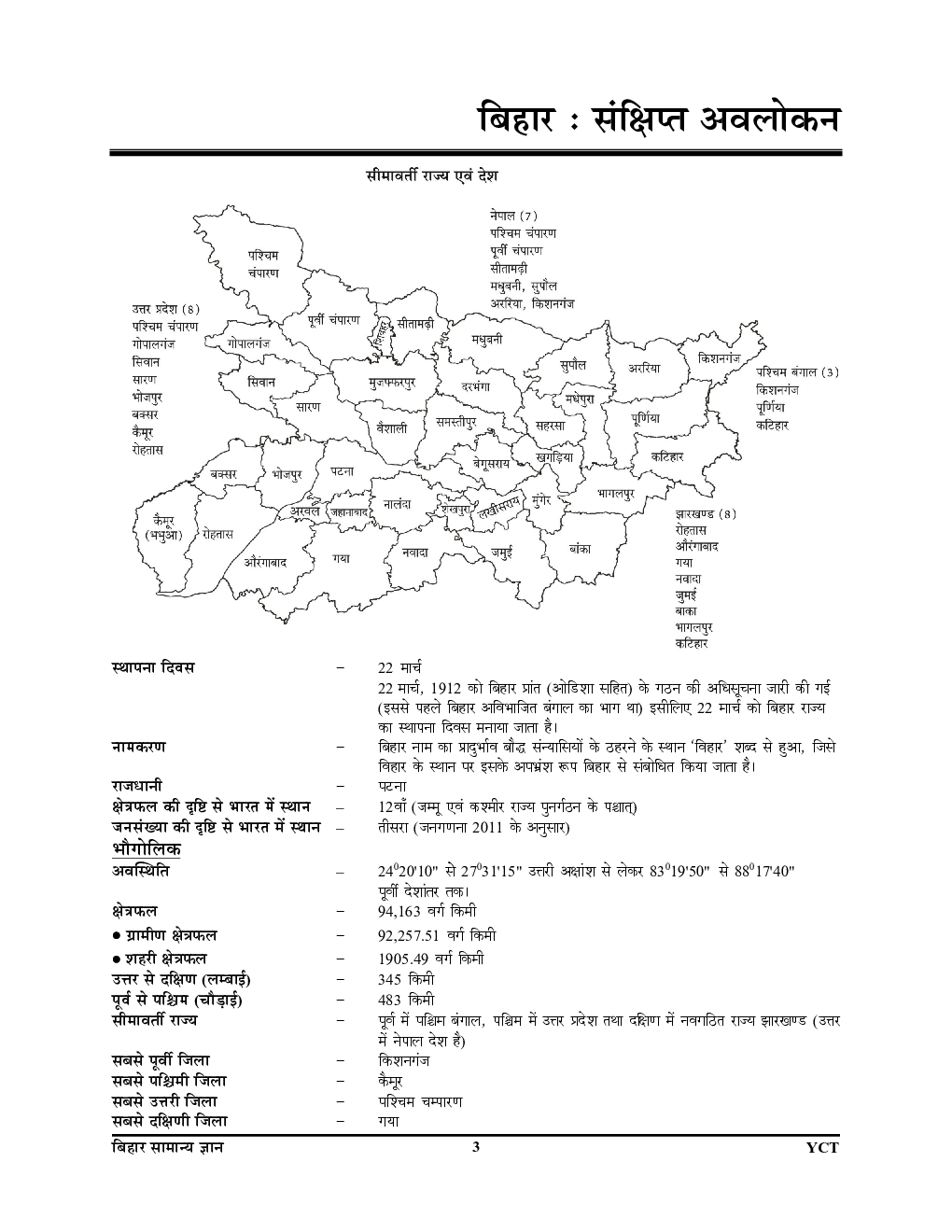 Bihar सामान्य ज्ञान अध्यायवार  अध्ध्यन सामग्री 2023-24 - Page 4