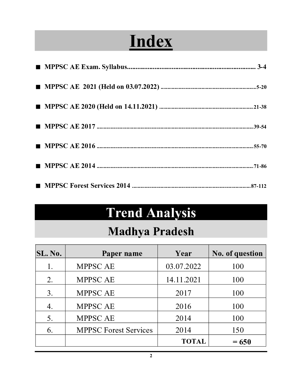 MP PSC Civil Engineering AE Solved Papers 2023-24 - Page 3