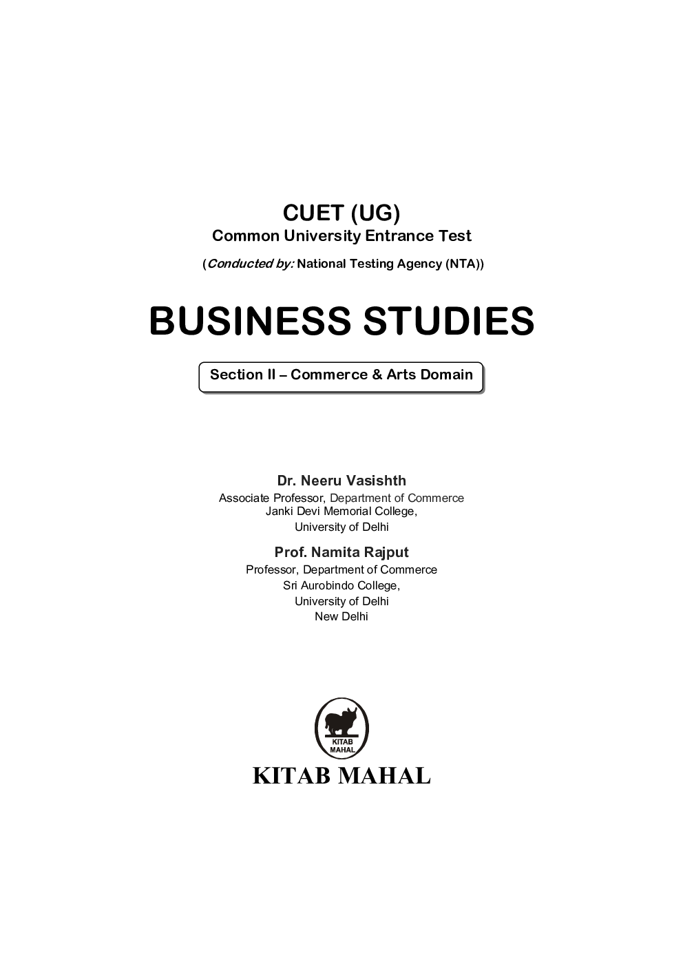 BUSINESS STUDIES CUET (UG) - Page 2