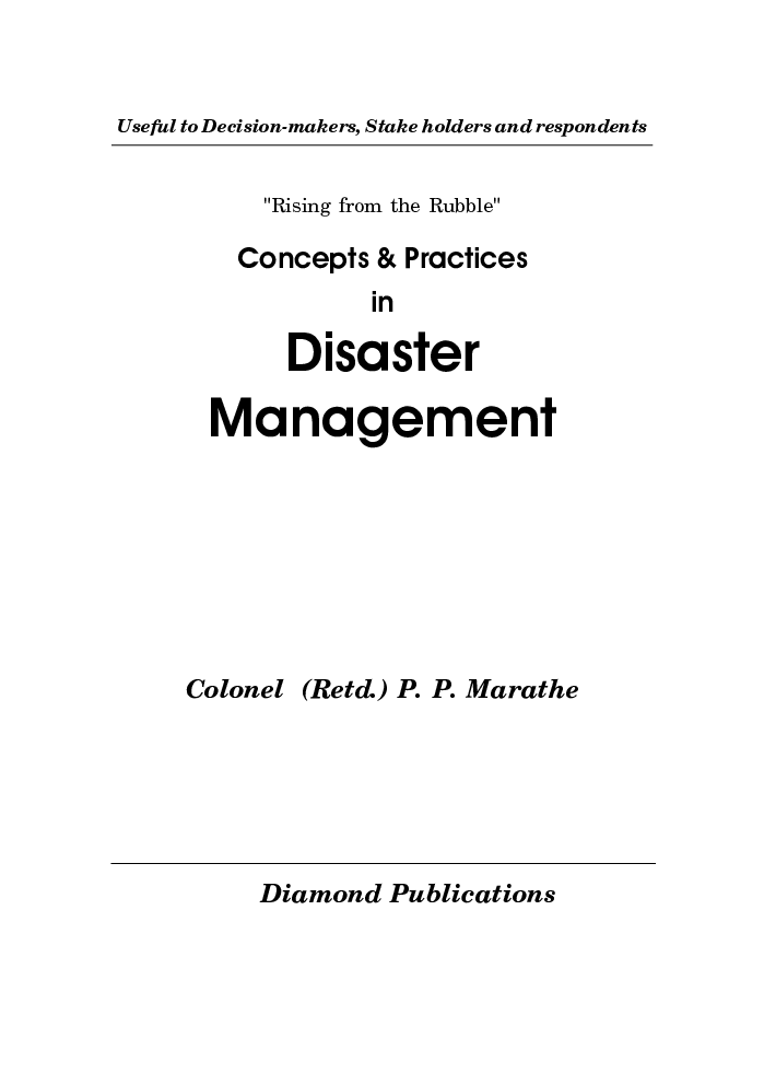 Concepts and practices in Disaster Management - Page 2