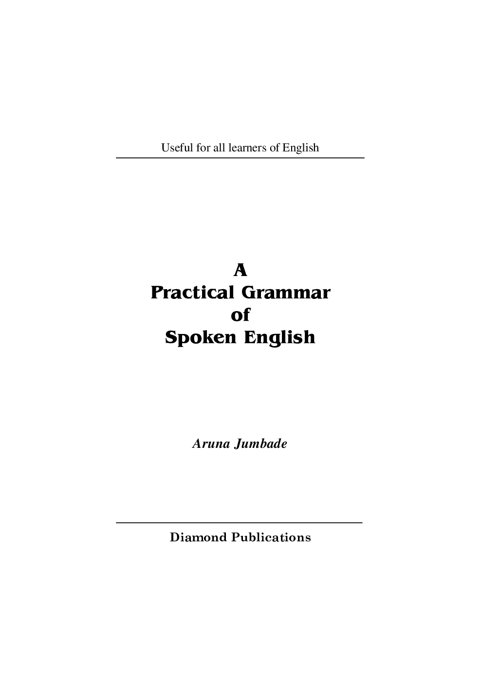 A Practical Grammar of Spoken English  - Page 2