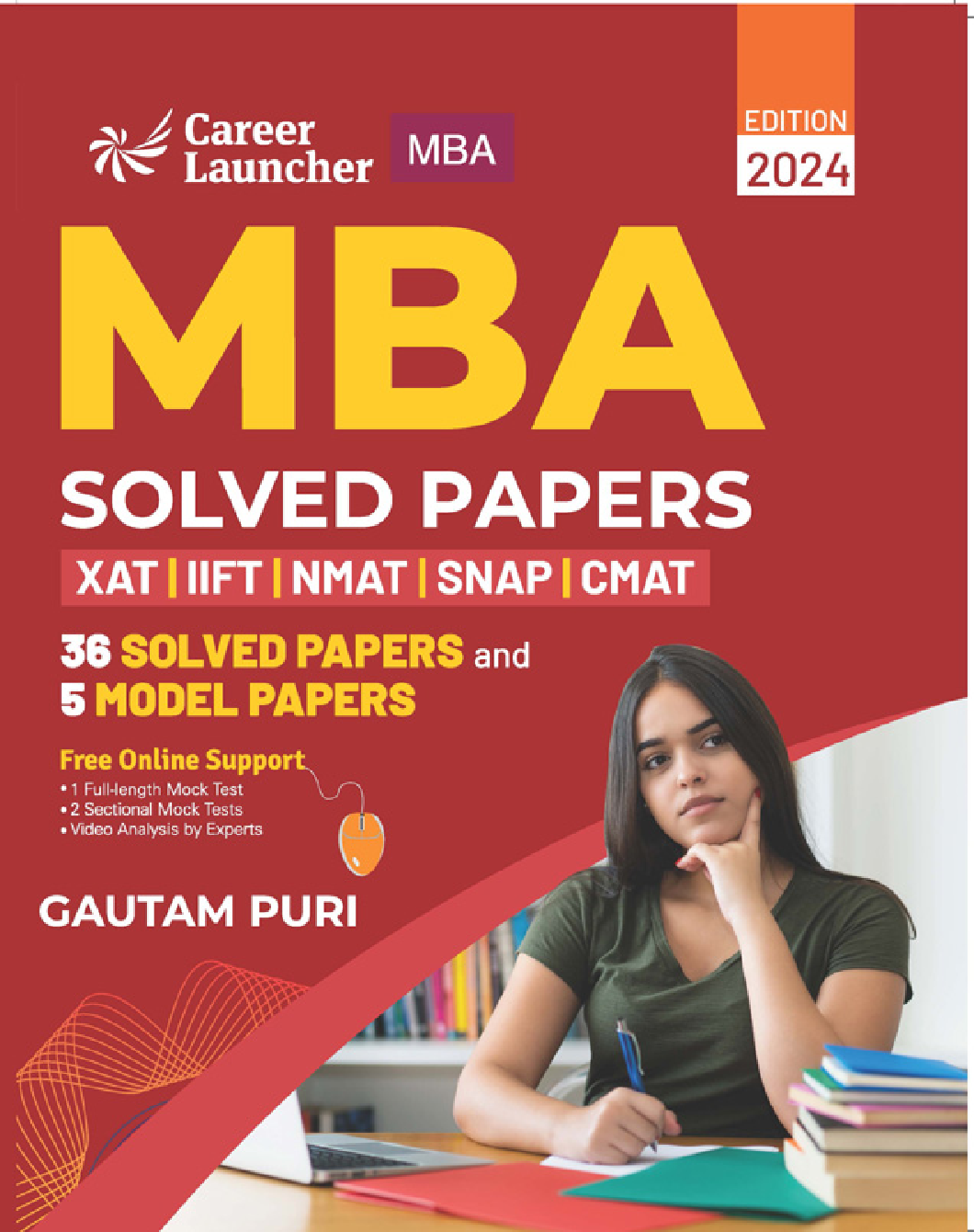 MBA 2023-24 Solved Papers (XAT,IIFT,NMAT,SNAP,CMAT) by Gautam Puri - Page 1