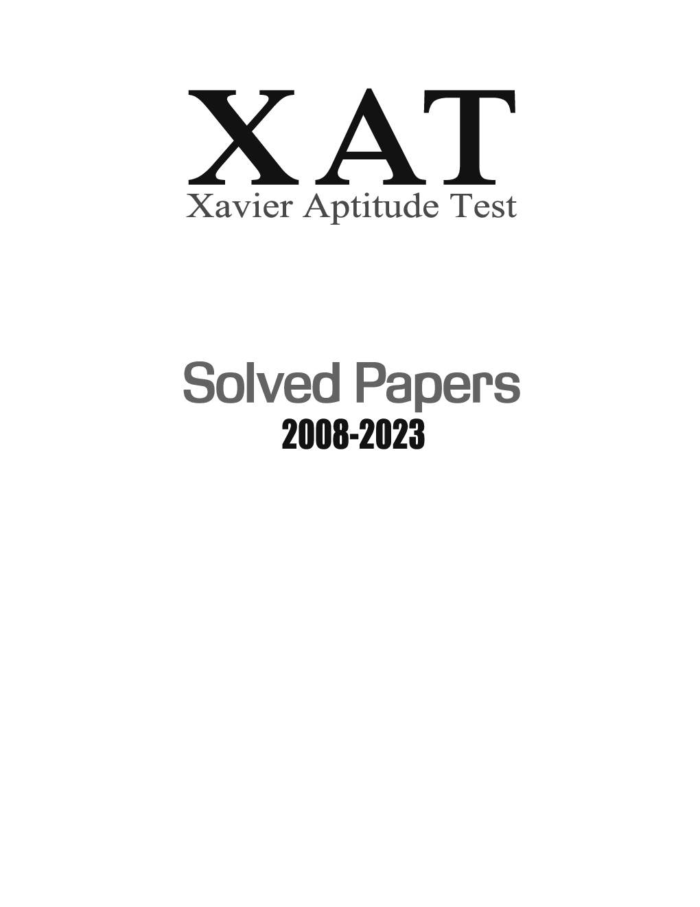 XAT 2023-24 Solved Papers 2008-2023 by Gautam Puri - Page 2