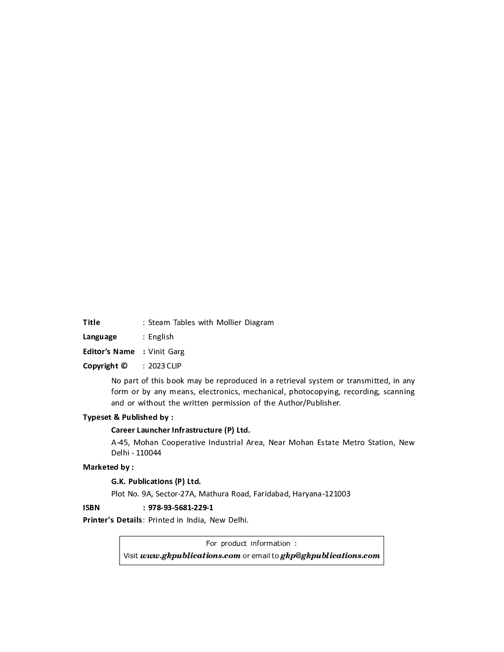 Steam Tables with Mollier Diagram - Page 5