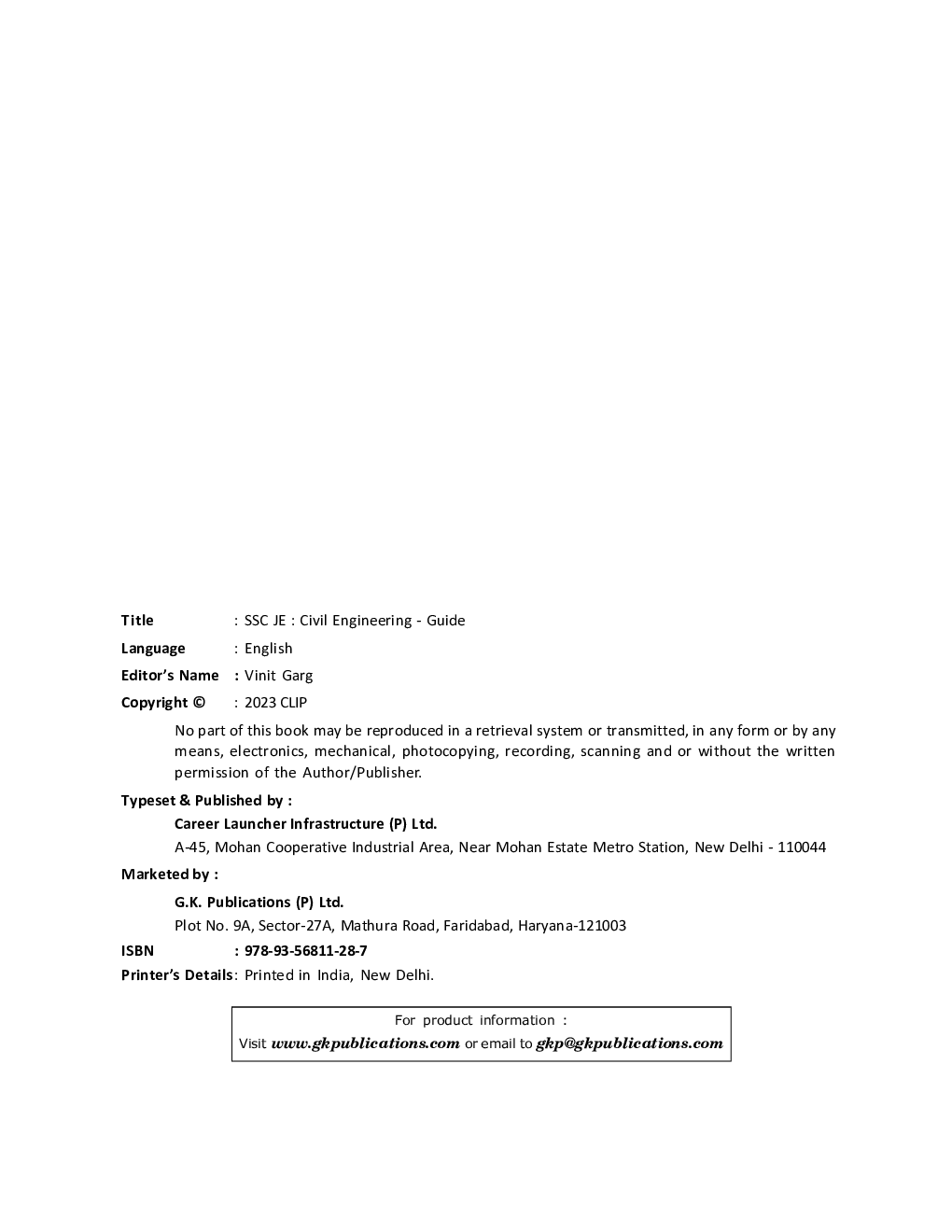 SSC 2023 Junior Engineers - Civil Engineering - Guide - Page 3