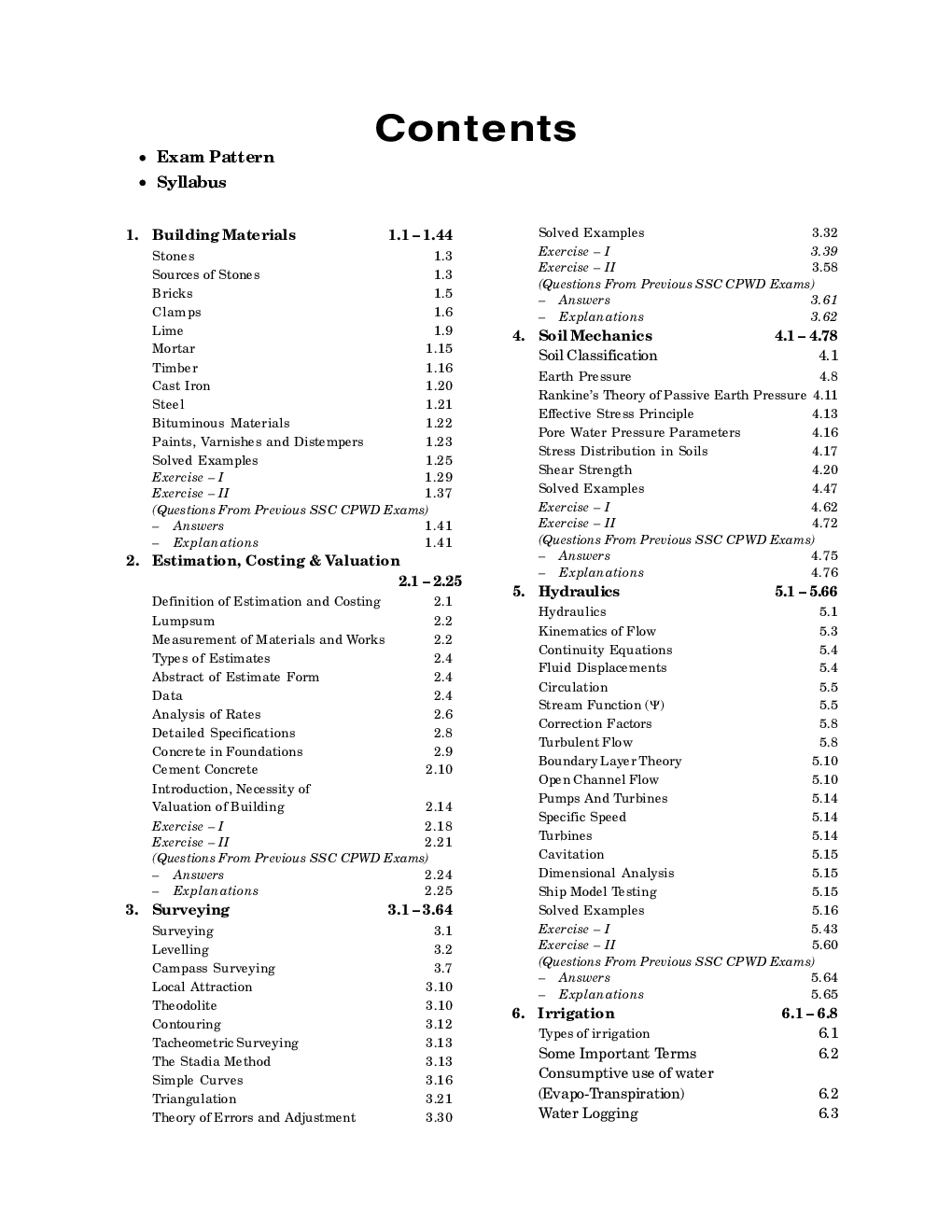 SSC 2023 Junior Engineers - Civil Engineering - Guide - Page 5