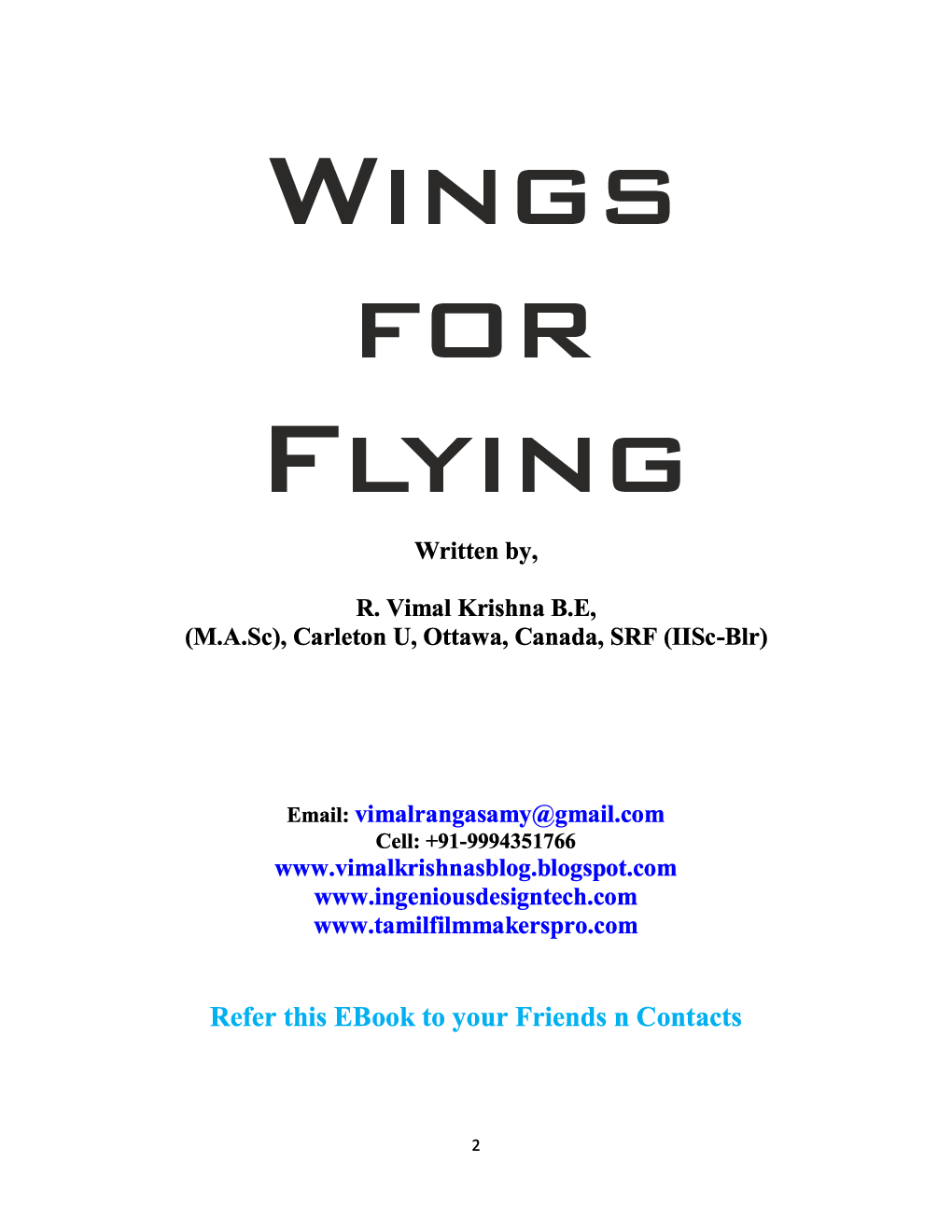 Wings for Flying - Page 2