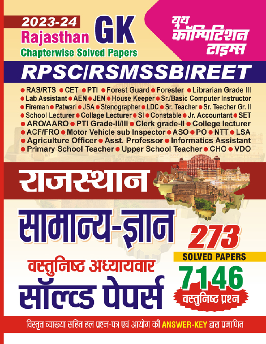 RPSC/RSMSSB/REET अध्यायवार साल्व्ड पेपर्स 2023-2024 - Page 1