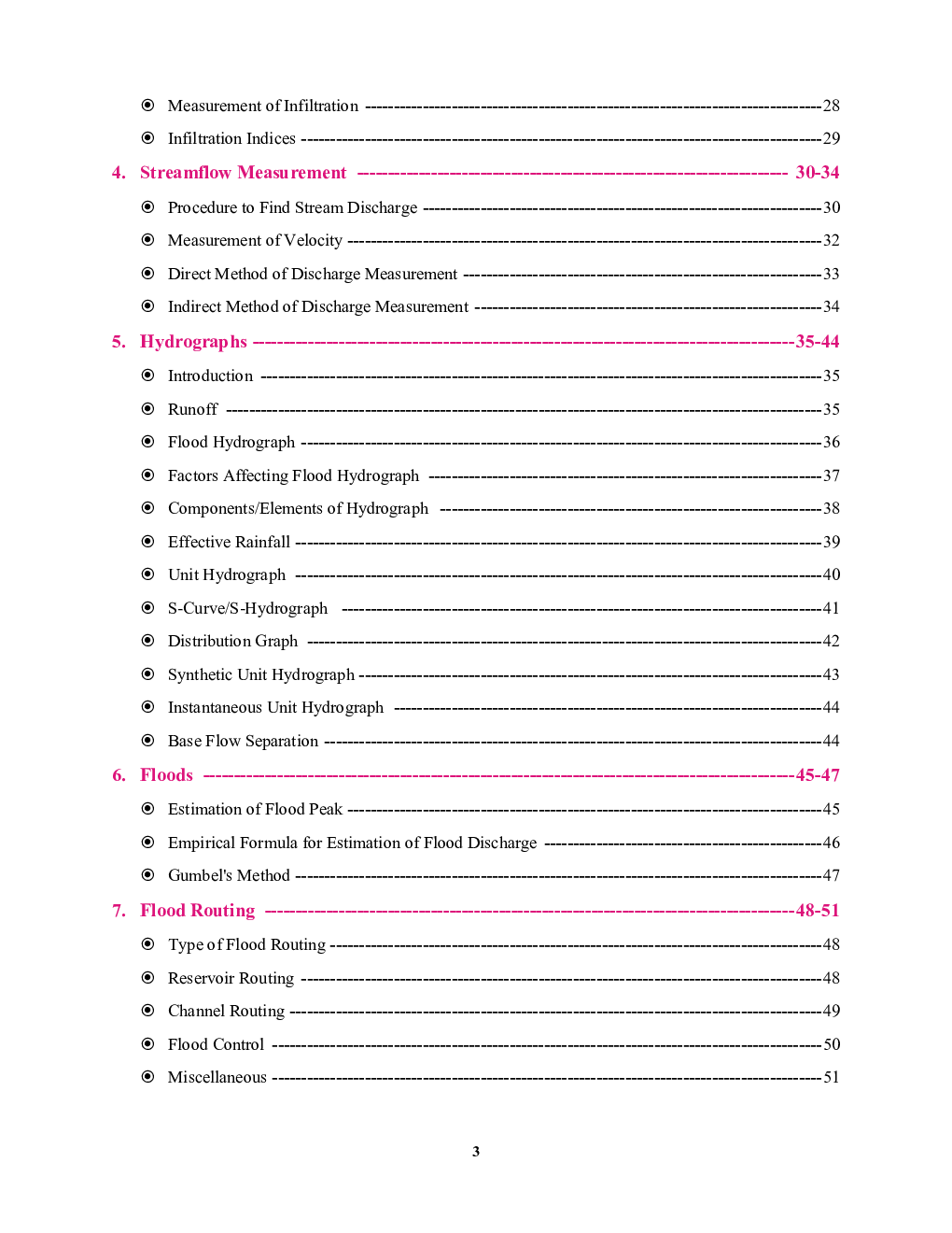 Civil Engineering Pictorial Booklet Engineering Hydrology 2023-2024 - Page 4