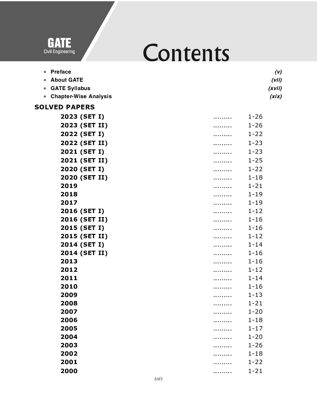 GATE  Civil Engineering - Solved Papers (2000-2023) - Page 4