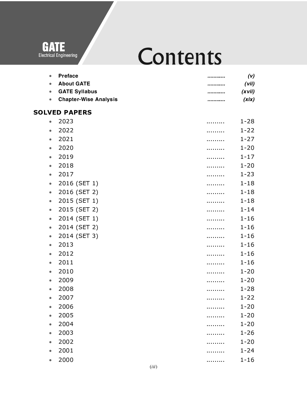 GATE  Electrical Engineering - Solved Papers 2000-2023 - Page 4