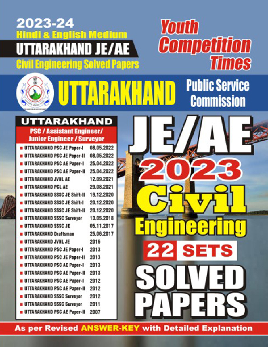 UKPSC AEJE Civil Engineering Solved Papers 2023-2024 - Page 1